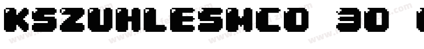KSZUHLESMC0 30 00字体转换